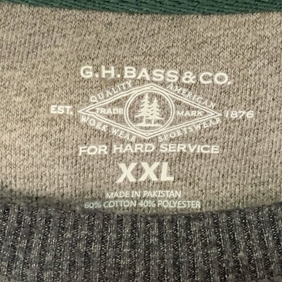 Michigan Graphic Sweatshirt Mens XXL Gray G.H. Bass Long Sleeves Warm Cozy - Picture 2 of 9